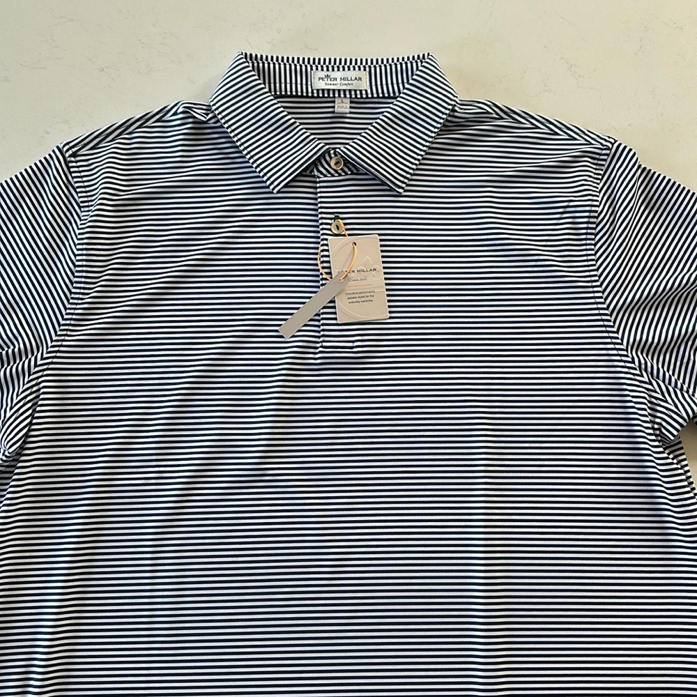 large nwt peter millar polo